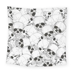 Skull Pattern Square Tapestry (large)