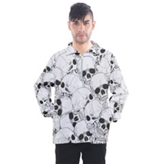 Skull Pattern Men s Half Zip Pullover