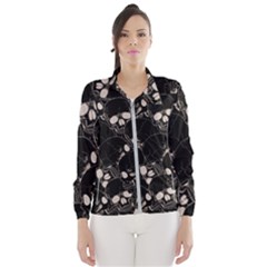 Skull Pattern Women s Windbreaker