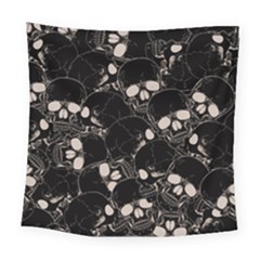 Skull Pattern Square Tapestry (large)