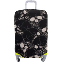 Skull Pattern Luggage Cover (large) by Valentinaart