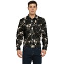 Skull pattern Men s Long Sleeve Pocket Shirt  View1