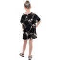 Skull pattern Kids  One Piece Chiffon Dress View2