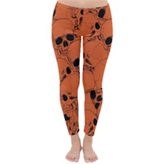 Skull Pattern Classic Winter Leggings