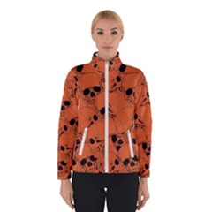 Skull Pattern Women s Bomber Jacket