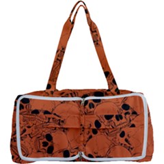 Skull Pattern Multi Function Bag by Valentinaart