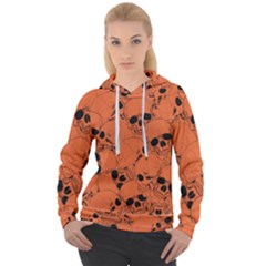 Skull Pattern Women s Overhead Hoodie