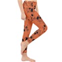 Skull pattern Lightweight Velour Classic Yoga Leggings View4