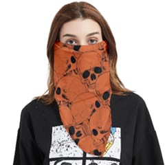 Skull Pattern Face Covering Bandana (triangle) by Valentinaart