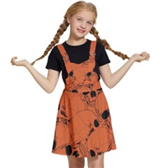 Skull Pattern Kids  Apron Dress by Valentinaart