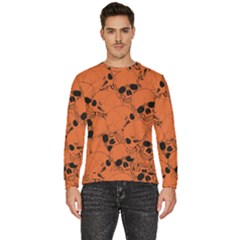 Skull Pattern Men s Fleece Sweatshirt