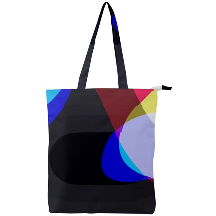 Abstract 2322  Double Zip Up Tote Bag