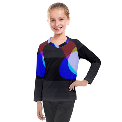 Abstract 2322  Kids  Long Mesh Tee by KorokStudios