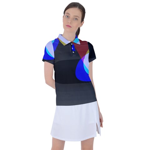 Abstract 2322  Women s Polo Tee by KorokStudios