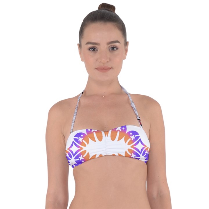 IM Fourth Dimension SPACE 1 Halter Bandeau Bikini Top