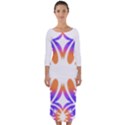 IM Fourth Dimension SPACE 1 Quarter Sleeve Midi Bodycon Dress View1