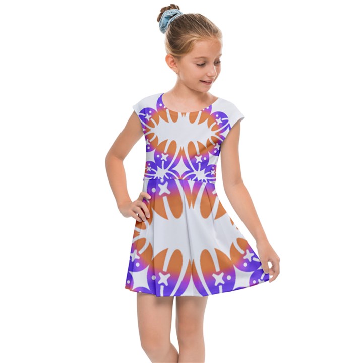 IM Fourth Dimension SPACE 1 Kids  Cap Sleeve Dress