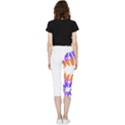 IM Fourth Dimension SPACE 1 Inside Out Lightweight Velour Capri Leggings  View2