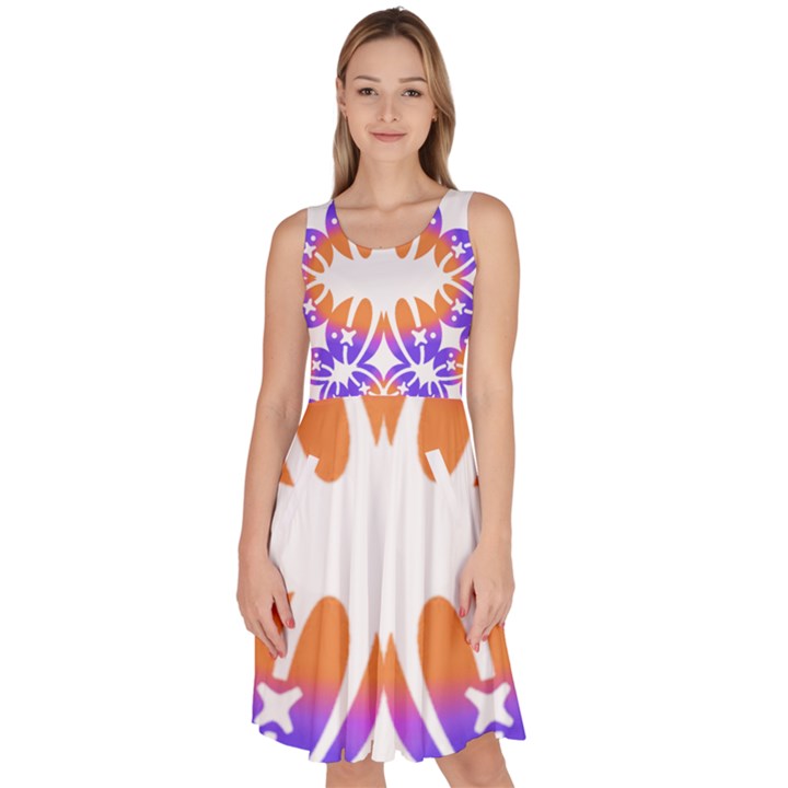 IM Fourth Dimension SPACE 1 Knee Length Skater Dress With Pockets