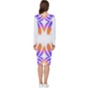 IM Fourth Dimension SPACE 1 Long Sleeve V-Neck Bodycon Dress  View4