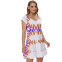 IM Fourth Dimension SPACE 1 Short Sleeve Tiered Mini Dress View3