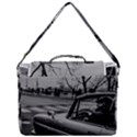 Convertible Classic Car At Paris Street Box Up Messenger Bag View3