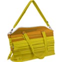 Yellow And Gold Horizontal Stripes - Abstract Art Canvas Crossbody Bag View1