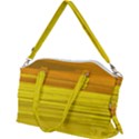 Yellow And Gold Horizontal Stripes - Abstract Art Canvas Crossbody Bag View2