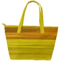 Yellow And Gold Horizontal Stripes - Abstract Art Back Pocket Shoulder Bag  View2