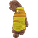 Yellow And Gold Horizontal Stripes - Abstract Art Dog Sweater View2