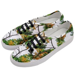 Tree Sunlight Forest Nature Landscape Sunrise Fog Women s Classic Low Top Sneakers by danenraven