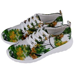 Tree Sunlight Forest Nature Landscape Sunrise Fog Men s Lightweight Sports Shoes by danenraven