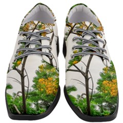 Tree Sunlight Forest Nature Landscape Sunrise Fog Women Heeled Oxford Shoes