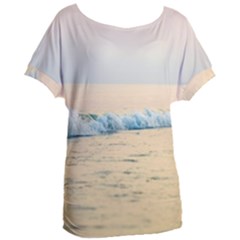 Sea Beach Ocean Sunset Sky Nature Coast Water Women s Oversized Tee by danenraven