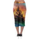 Tree Nature Landscape Fantasy Magical Cosmic Midi Pencil Skirt View2