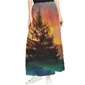 Tree Nature Landscape Fantasy Magical Cosmic Maxi Chiffon Skirt View1