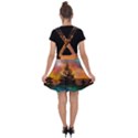 Tree Nature Landscape Fantasy Magical Cosmic Velvet Suspender Skater Skirt View2