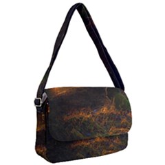 Sunset Forest Fall Sunbeams Nature Courier Bag by danenraven