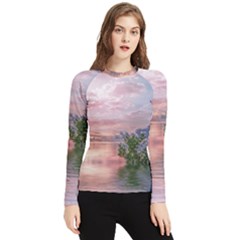 Nature Water Outdoors Travel Exploration Women s Long Sleeve Rash Guard by danenraven