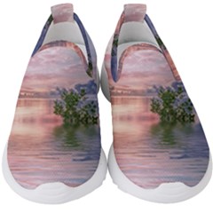 Nature Water Outdoors Travel Exploration Kids  Slip On Sneakers by danenraven