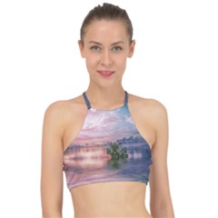 Nature Water Outdoors Travel Exploration Racer Front Bikini Top by danenraven