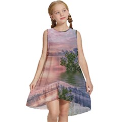 Nature Water Outdoors Travel Exploration Kids  Frill Swing Dress by danenraven