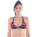 Night Houses River Bokeh Leaves Fall Autumn Plunge Bikini Top View1