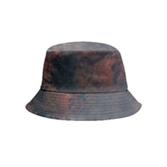 Morning River Forest Autumn Misty Morning Stream Bucket Hat (kids) by danenraven