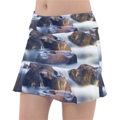 River Nature Stream Brook Water Rocks Landscape Classic Tennis Skirt by danenraven