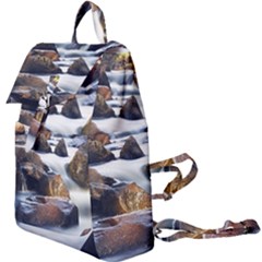 River Nature Stream Brook Water Rocks Landscape Buckle Everyday Backpack by danenraven