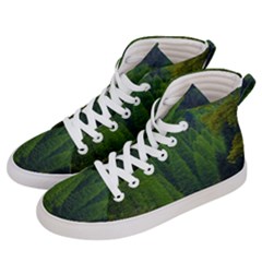 Forest Scenery Nature Trees Woods Men s Hi-top Skate Sneakers by danenraven