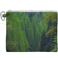 Forest Scenery Nature Trees Woods Canvas Cosmetic Bag (xxxl) by danenraven