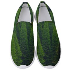 Forest Scenery Nature Trees Woods Men s Slip On Sneakers by danenraven