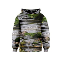 Bach Water Landscape Nature Forest Summer Sun Kids  Pullover Hoodie by danenraven